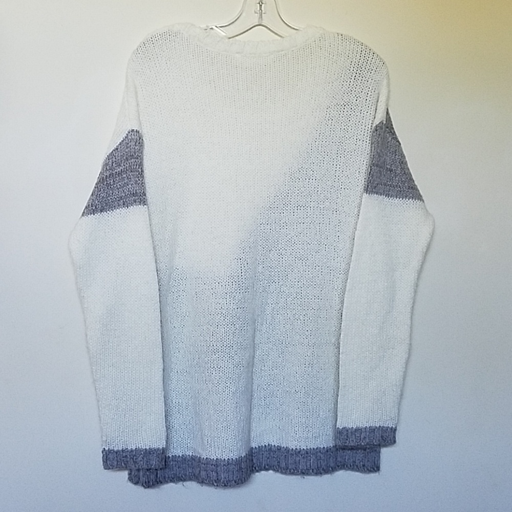 Two By Vince Camuto Diagonal Colorblock Pullover - image 3